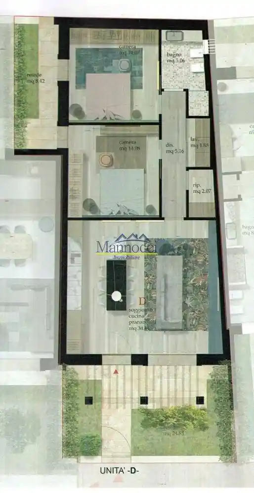 Appartamento in vendita a Cascina