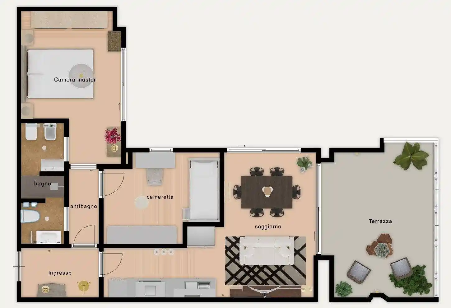 Appartamento in affitto a Milano