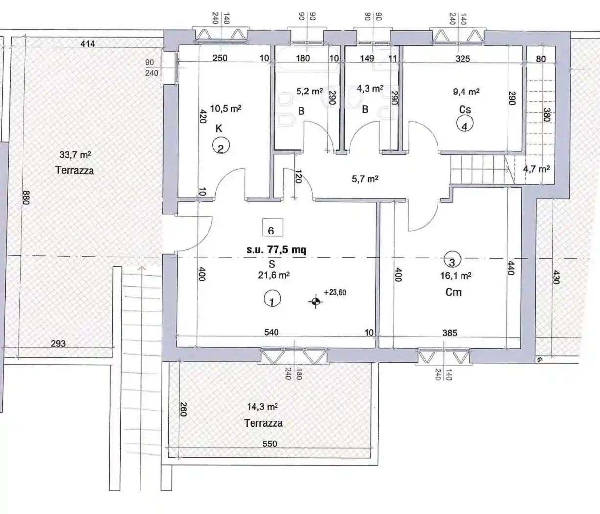 Appartamento in vendita a Collesalvetti