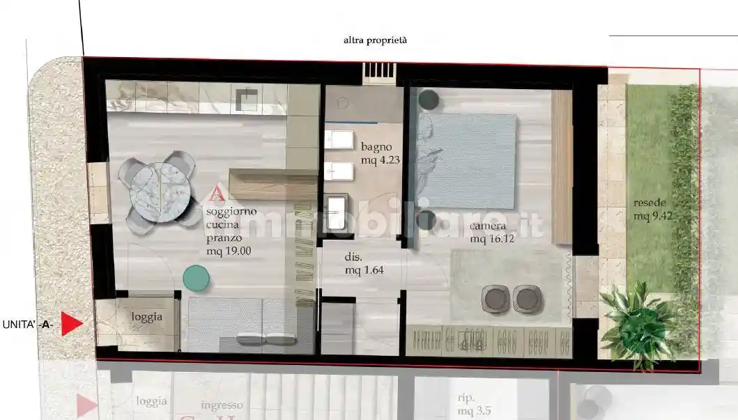 Appartamento in vendita a Cascina