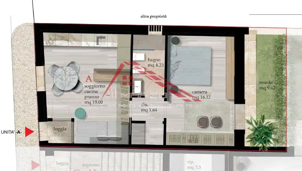 Appartamento in vendita a Cascina