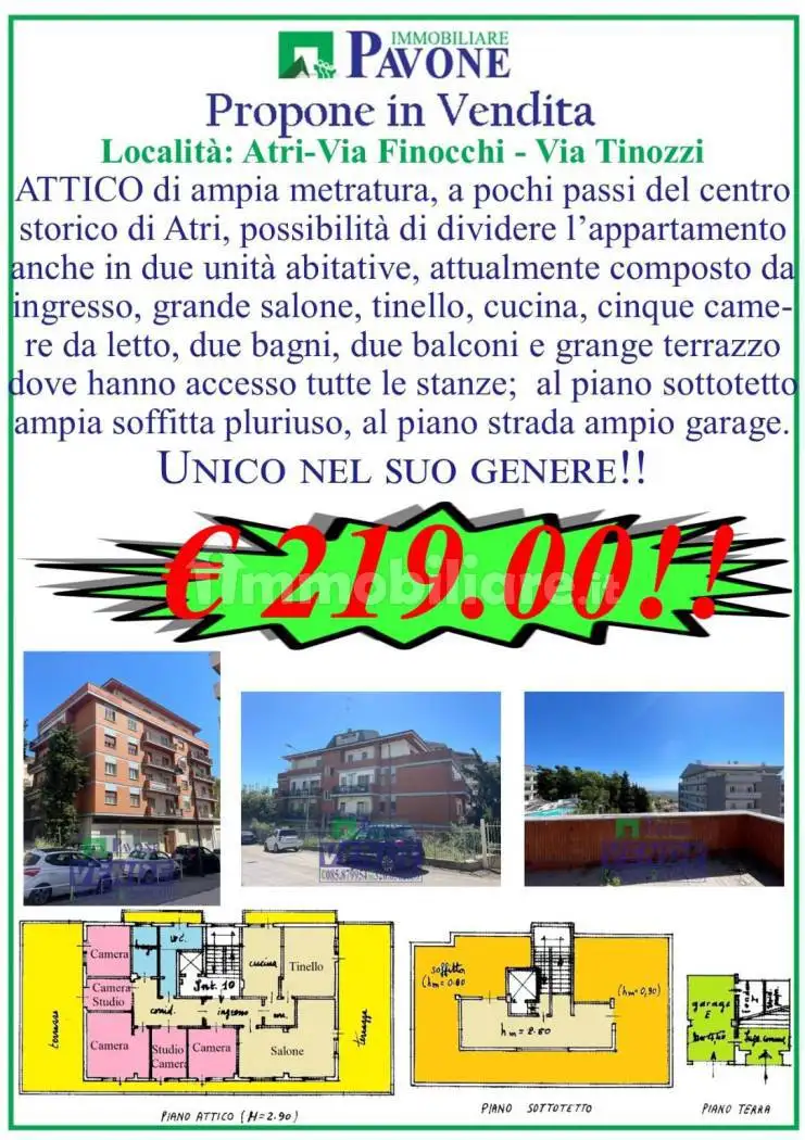 Attico - Mansarda in vendita a Atri