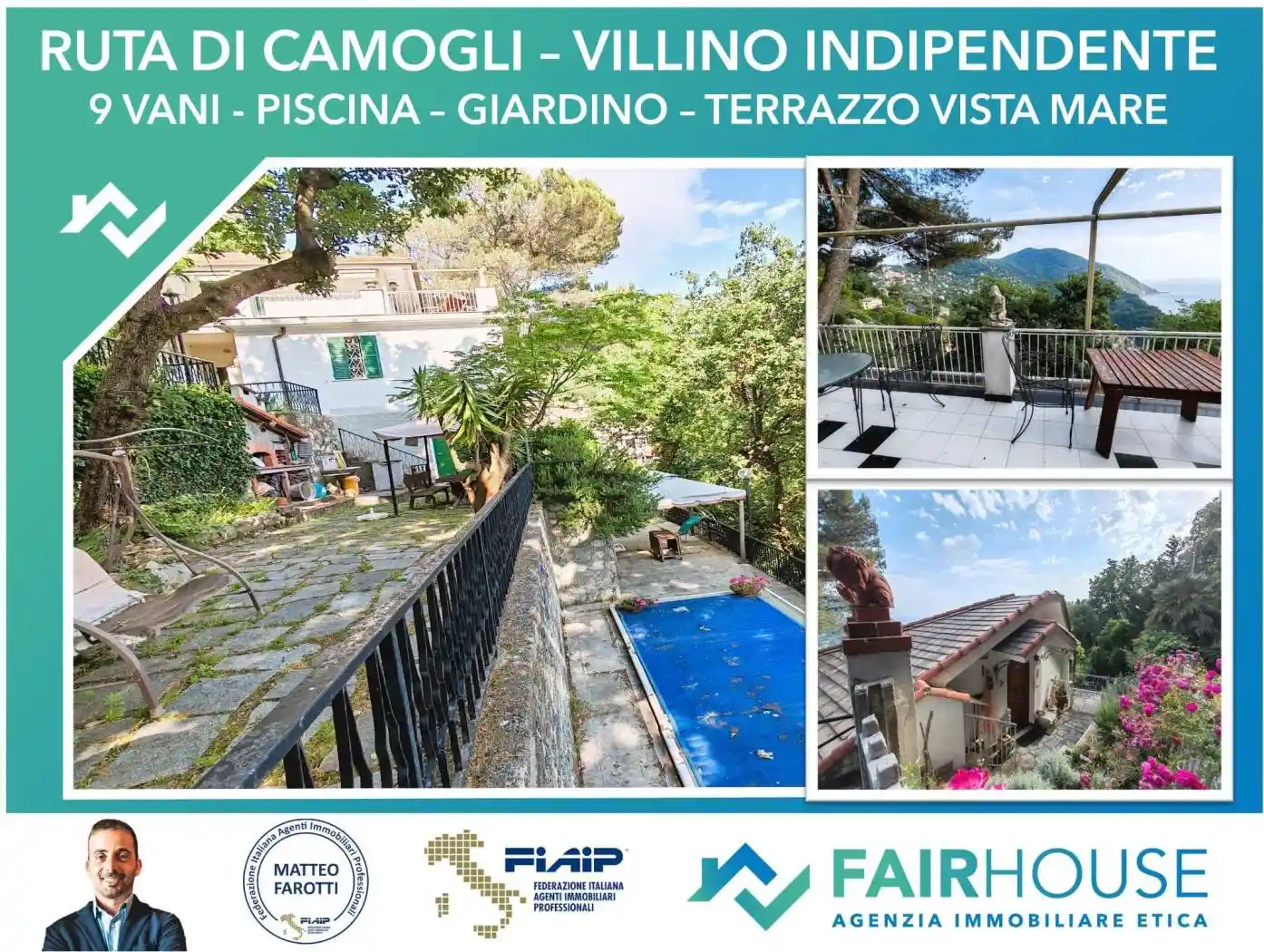 Villa in vendita a Camogli