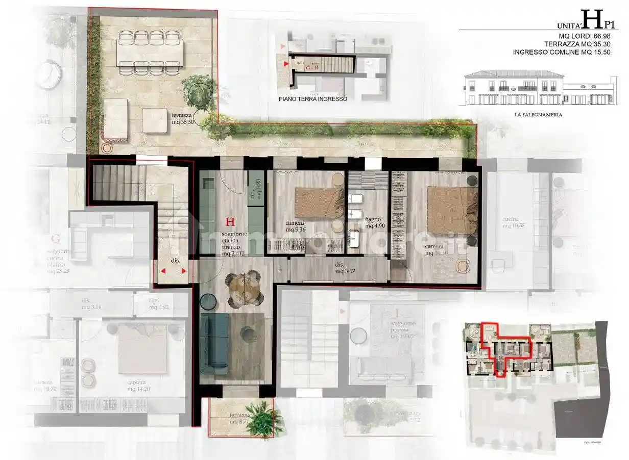 Appartamento in vendita a Cascina