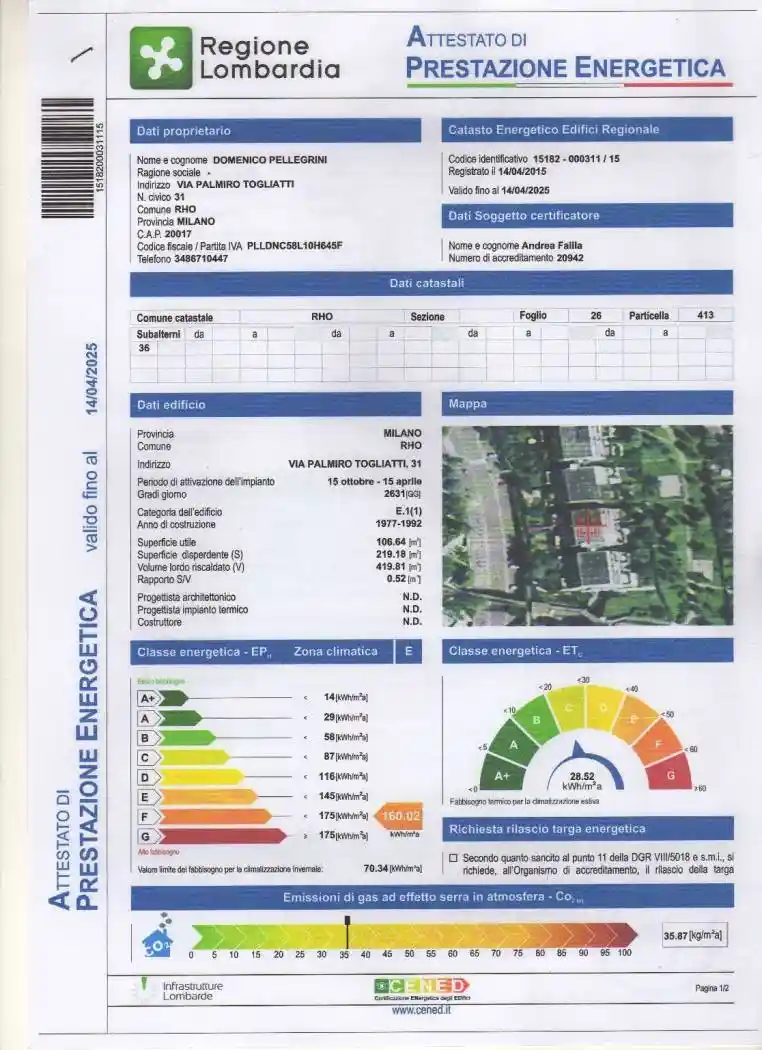 Appartamento in vendita a Rho
