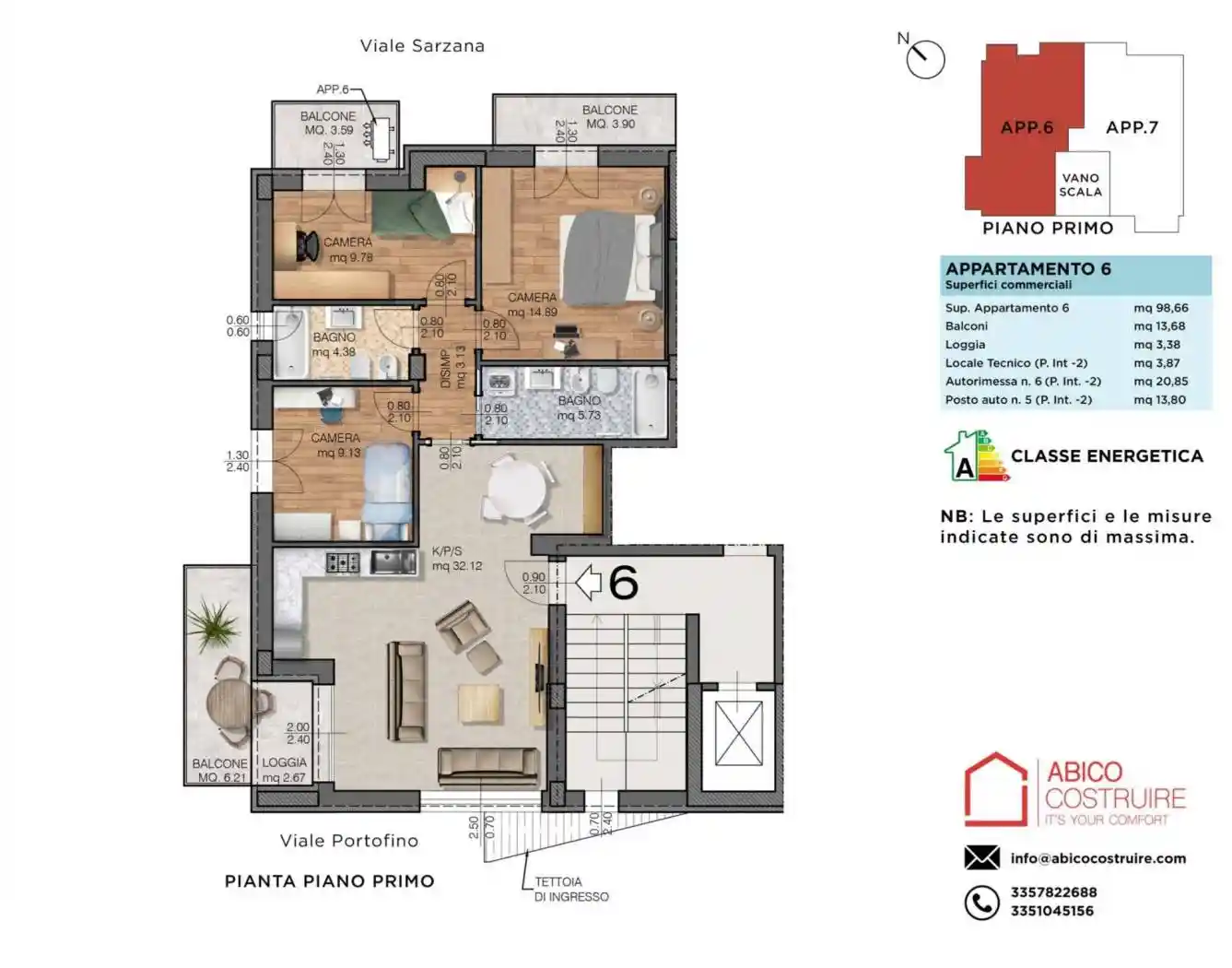 Appartamento in vendita a Riccione