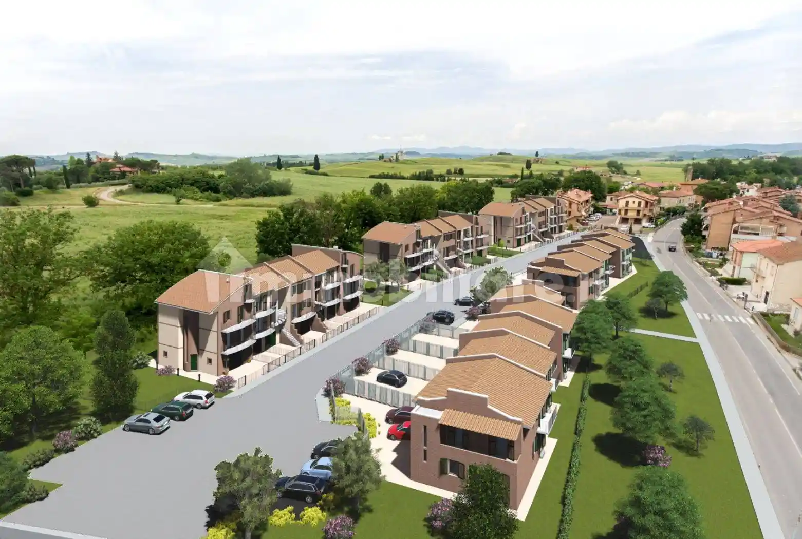 Villetta a schiera in vendita a Asciano