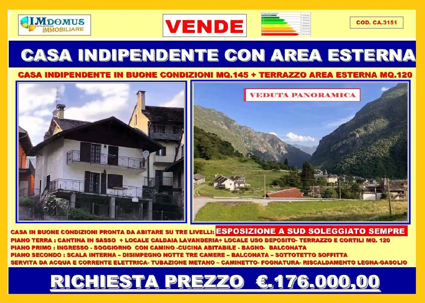 Casa indipendente in vendita a Varzo