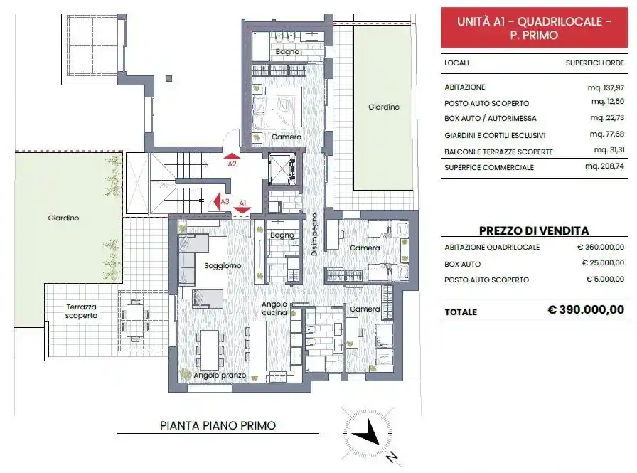 Appartamento in vendita a Chiampo