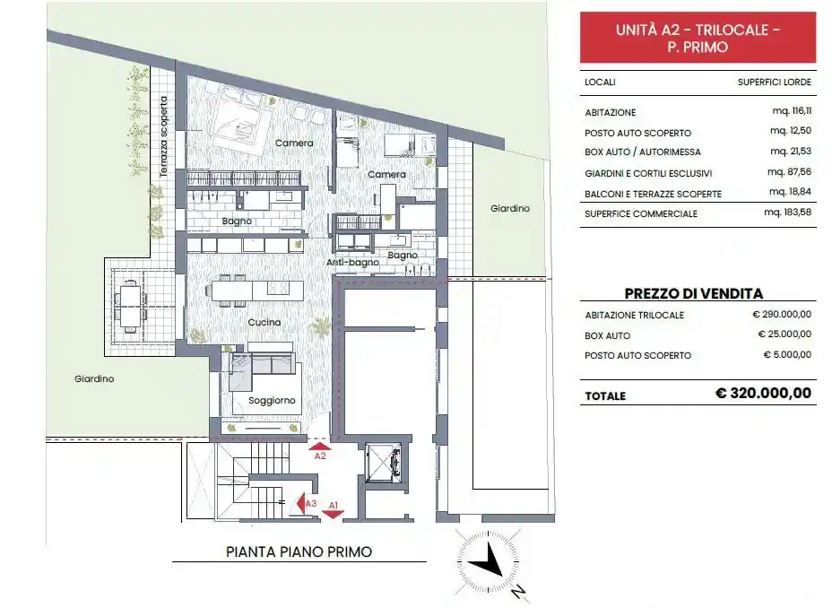 Appartamento in vendita a Chiampo