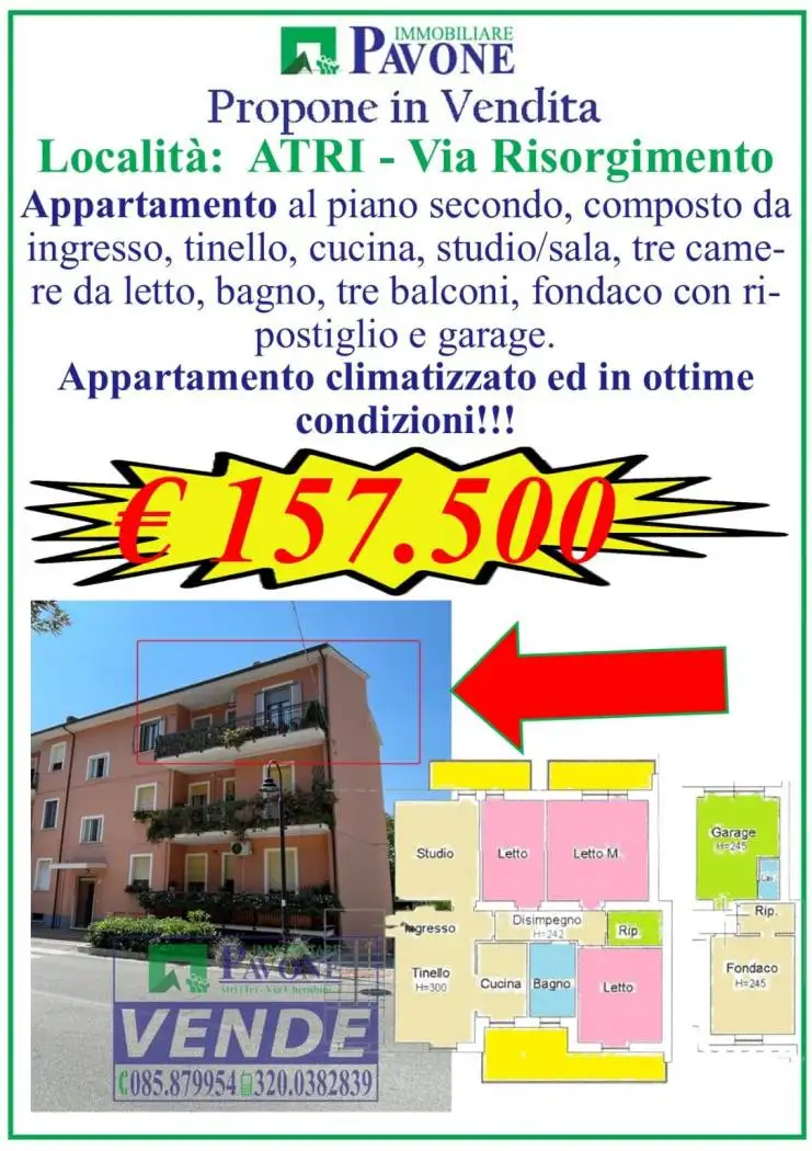 Appartamento in vendita a Atri