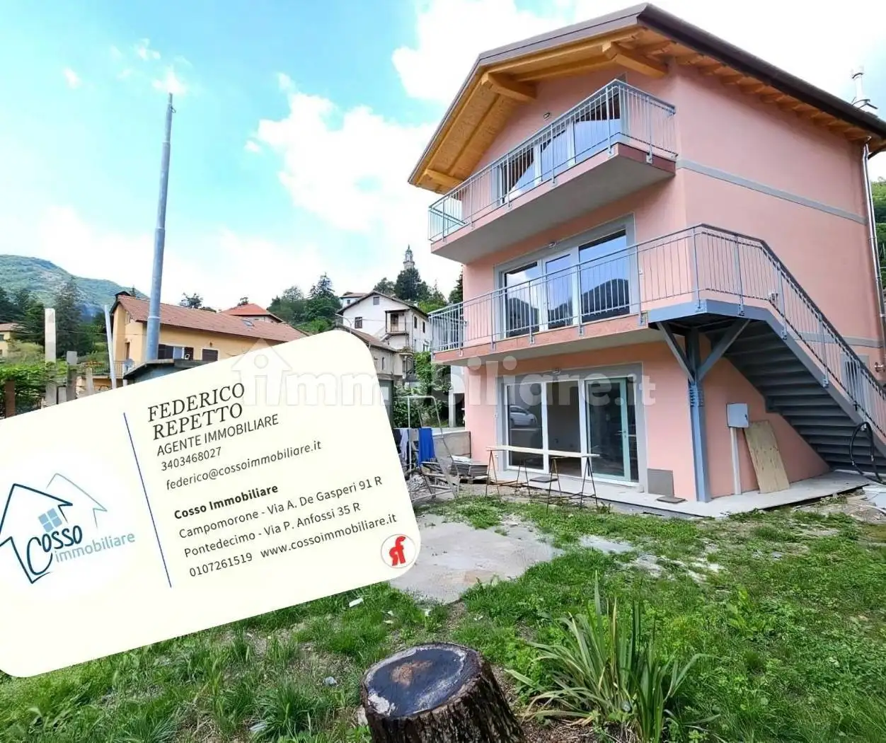 Villa in vendita a Valbrevenna