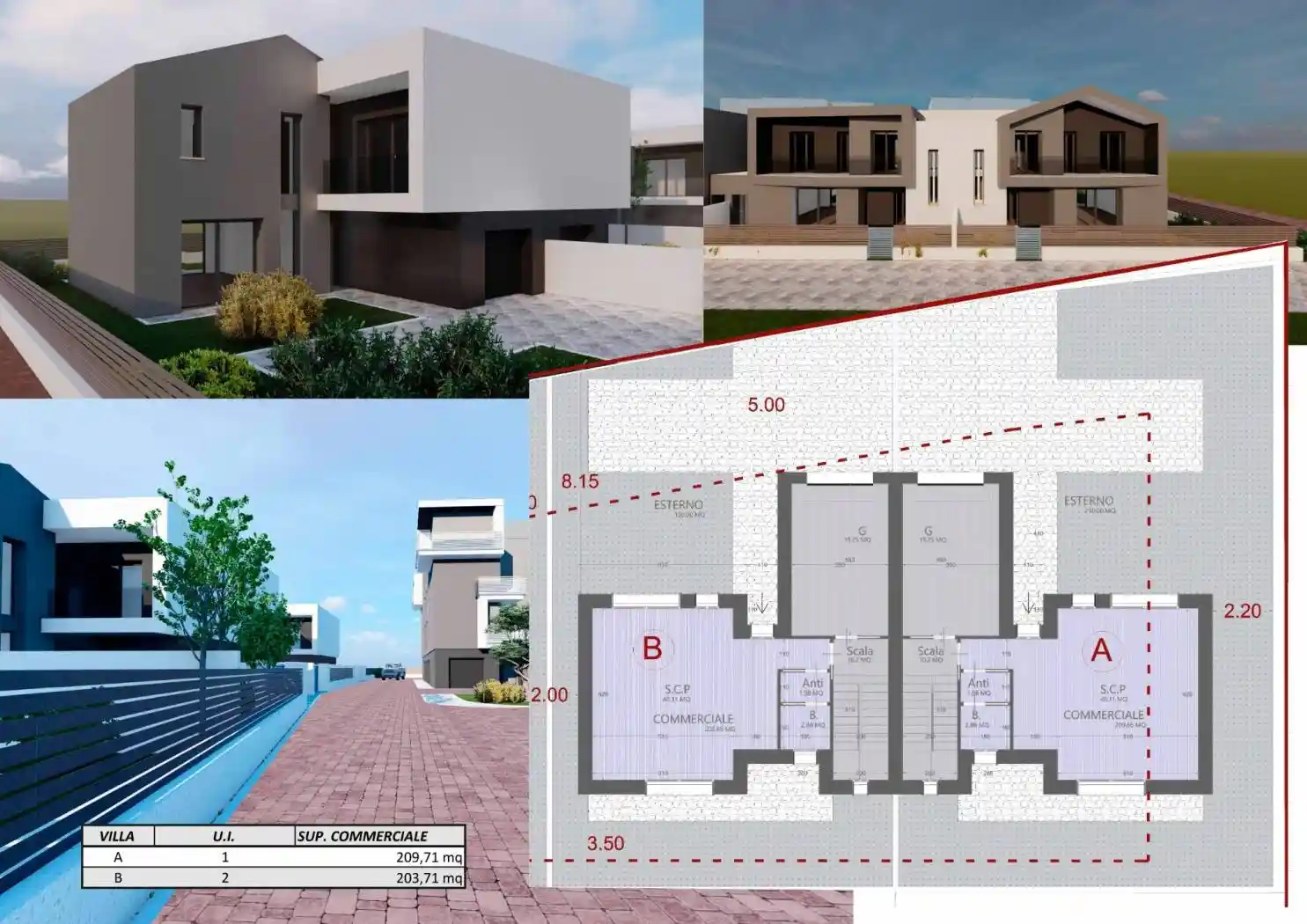 Villetta a schiera in vendita a Castelfranco Emilia