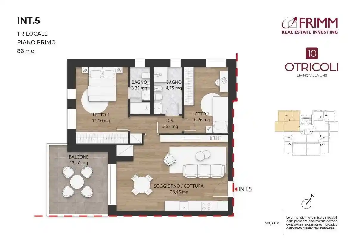 Trilocale via Otricoli, Furio Camillo, Roma - foto 4