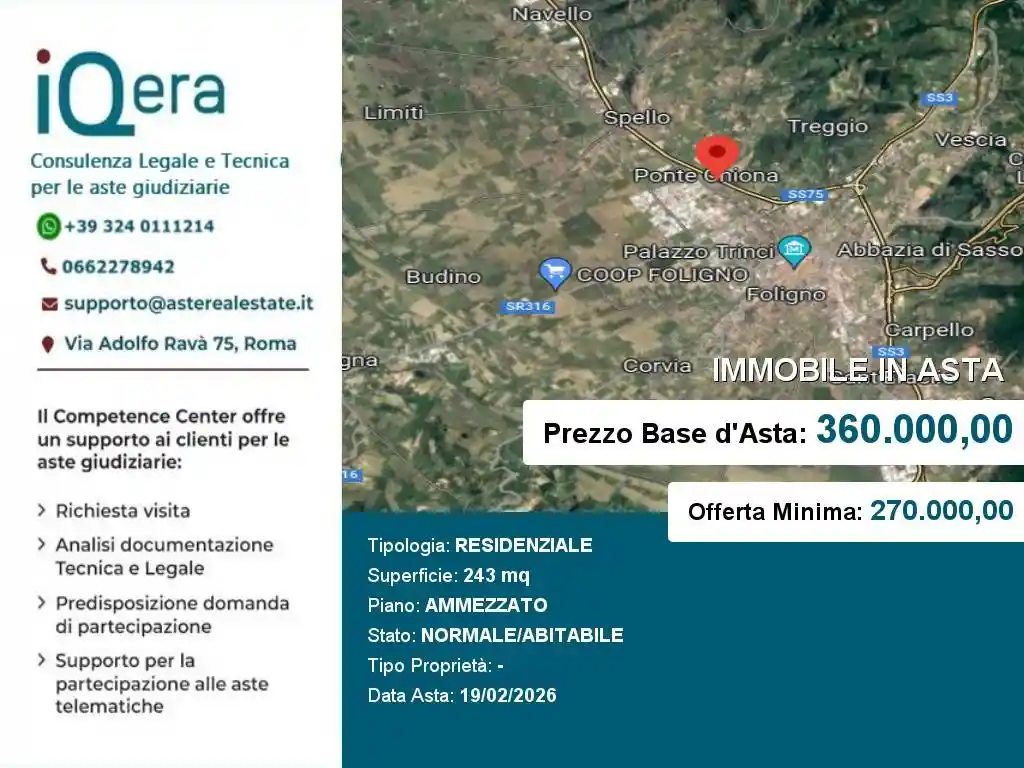 Appartamento in vendita a Foligno