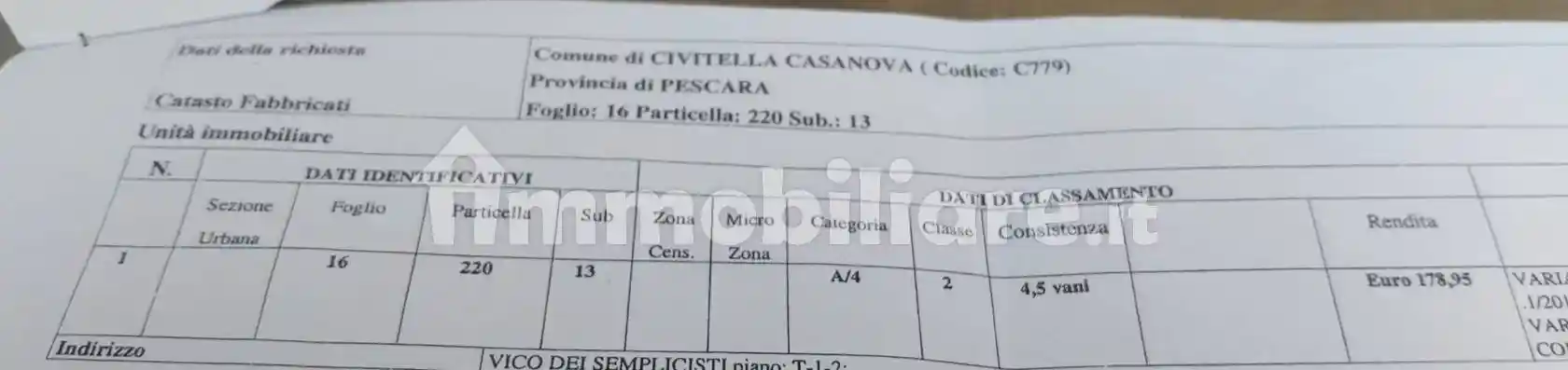 Appartamento in vendita a Civitella Casanova
