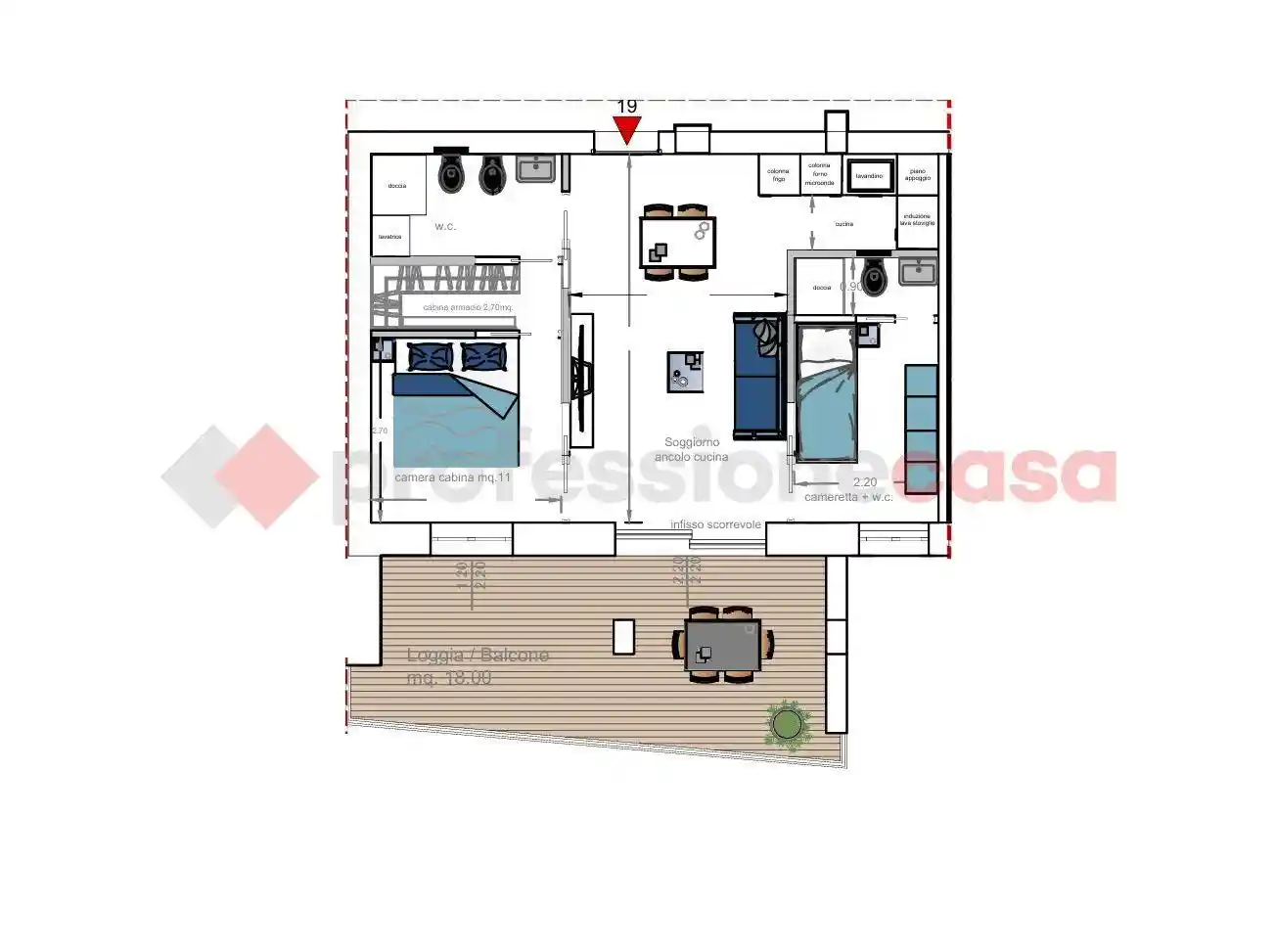 Trilocale via Trieste , snc, Centro, Giulianova - foto 5