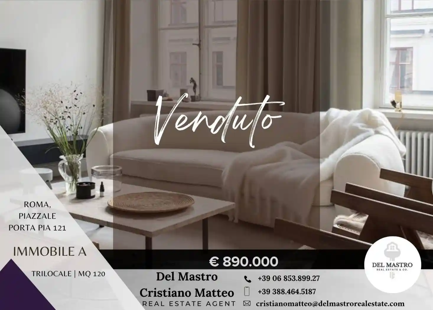 Appartamento in vendita a Roma