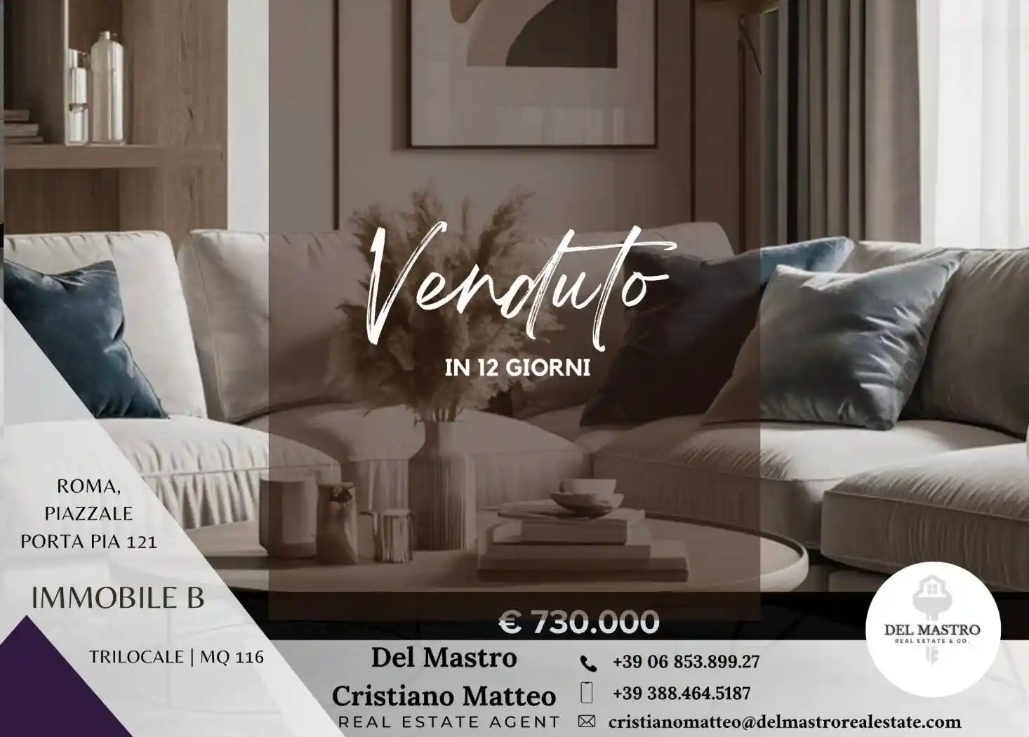 Appartamento in vendita a Roma