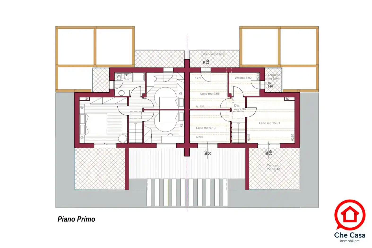 Villa a schiera via Ravennate 6498, San Martino in Fiume, Cesena - foto 3