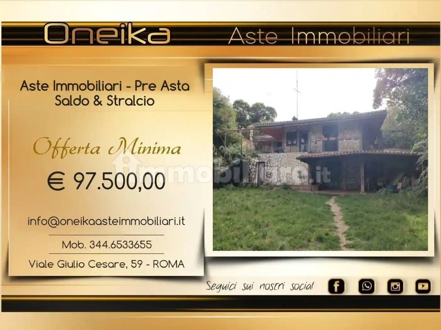 Villa in vendita a Rocca Priora