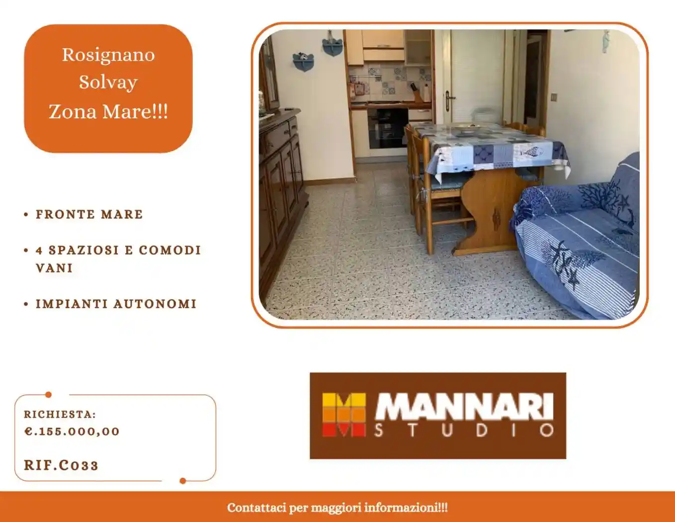 Appartamento in vendita a Rosignano Marittimo