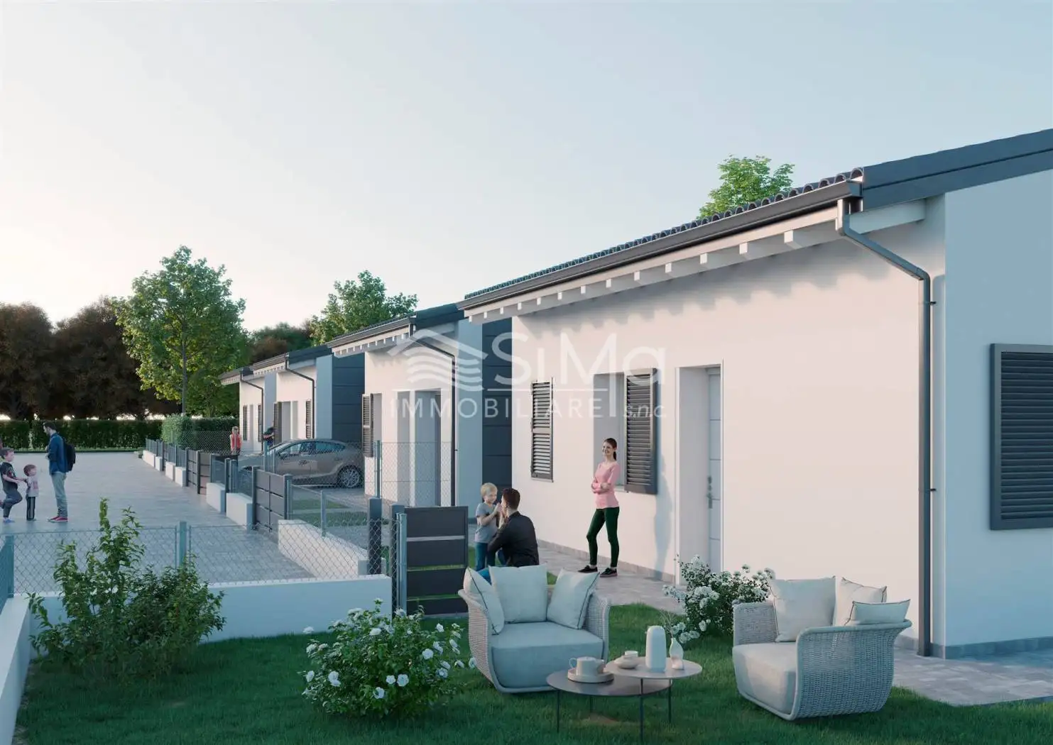 Villetta a schiera in vendita a Castello d'Argile