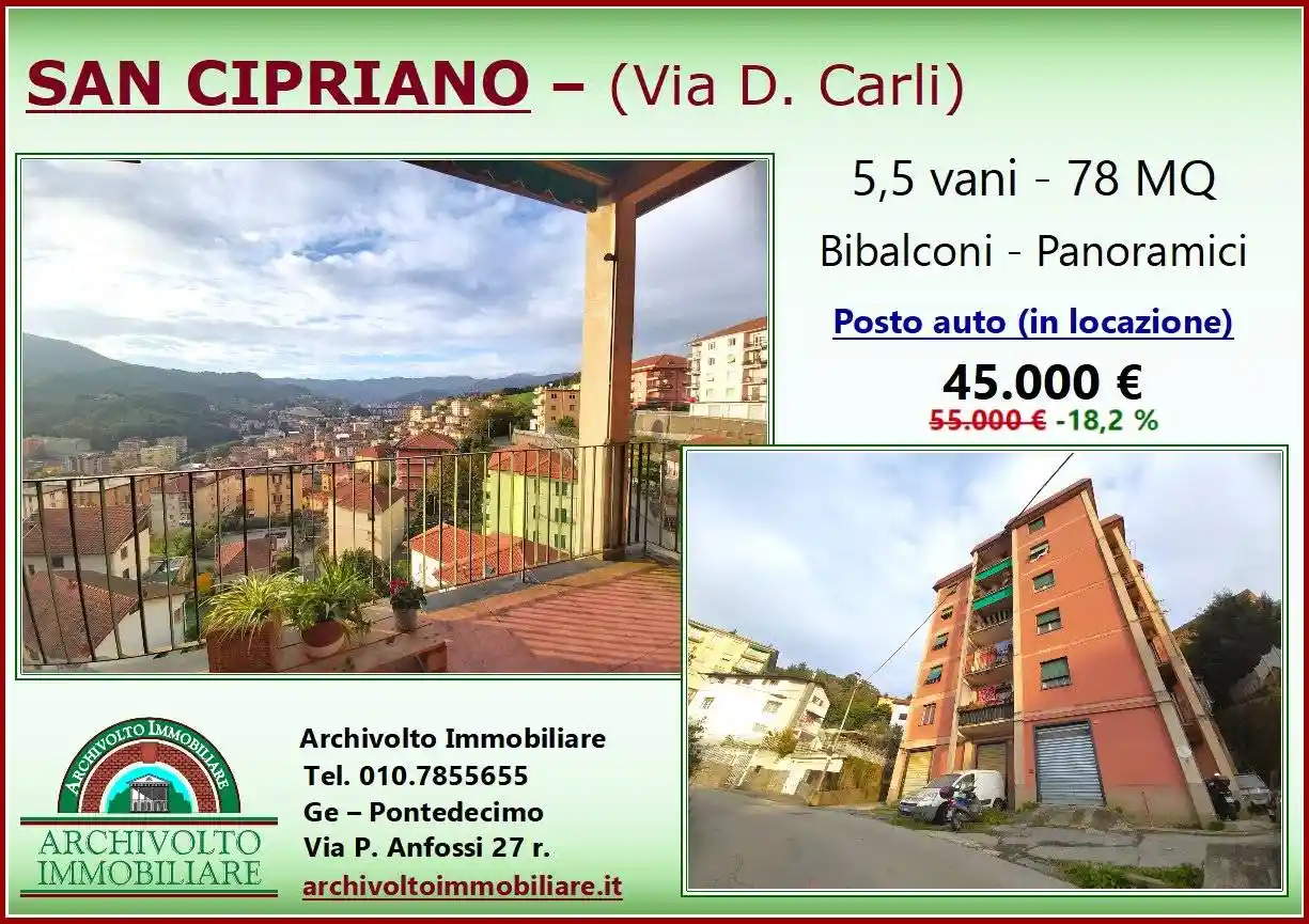 Appartamento in vendita a Genova