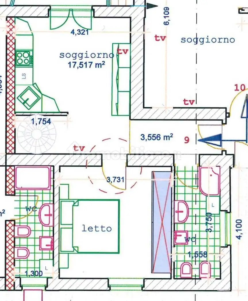 Appartamento in vendita a Praia a Mare