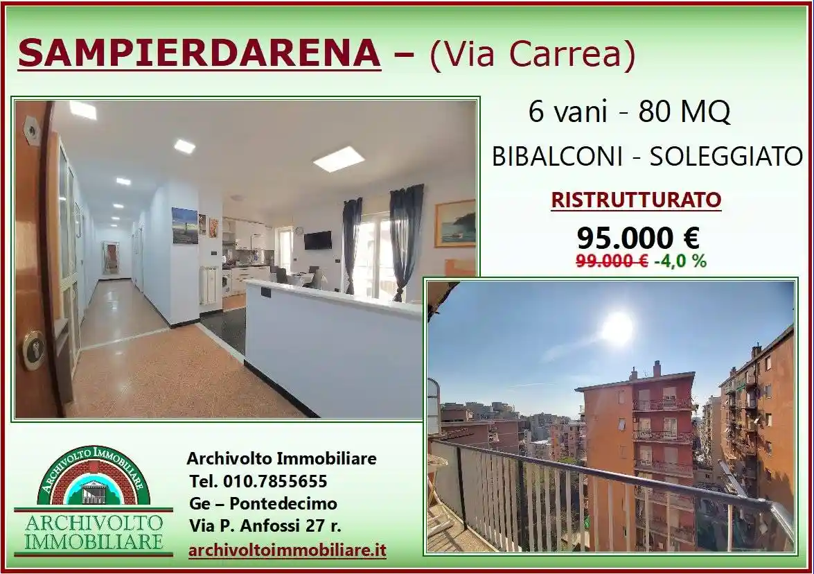 Appartamento in vendita a Genova