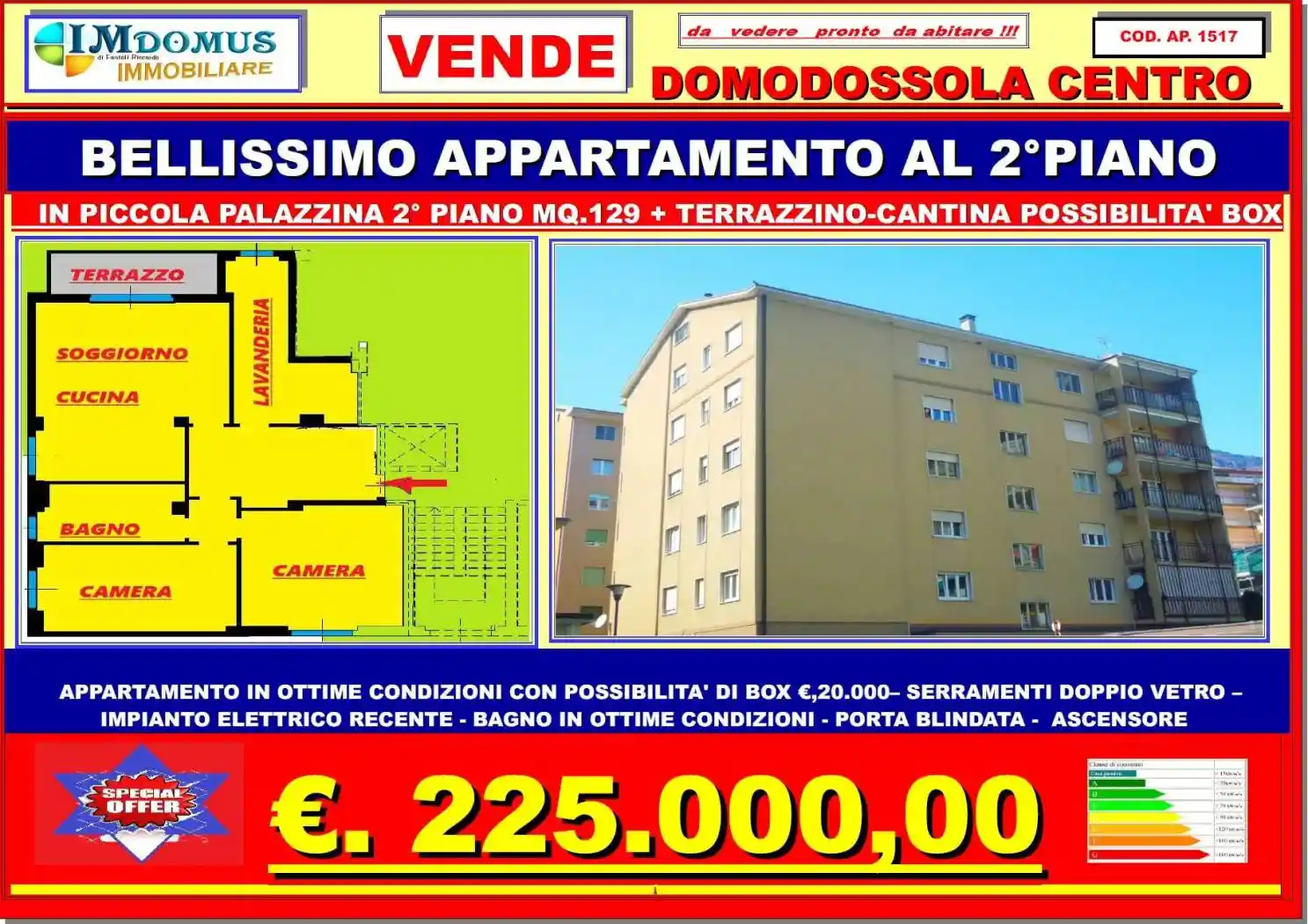 Appartamento in vendita a Domodossola