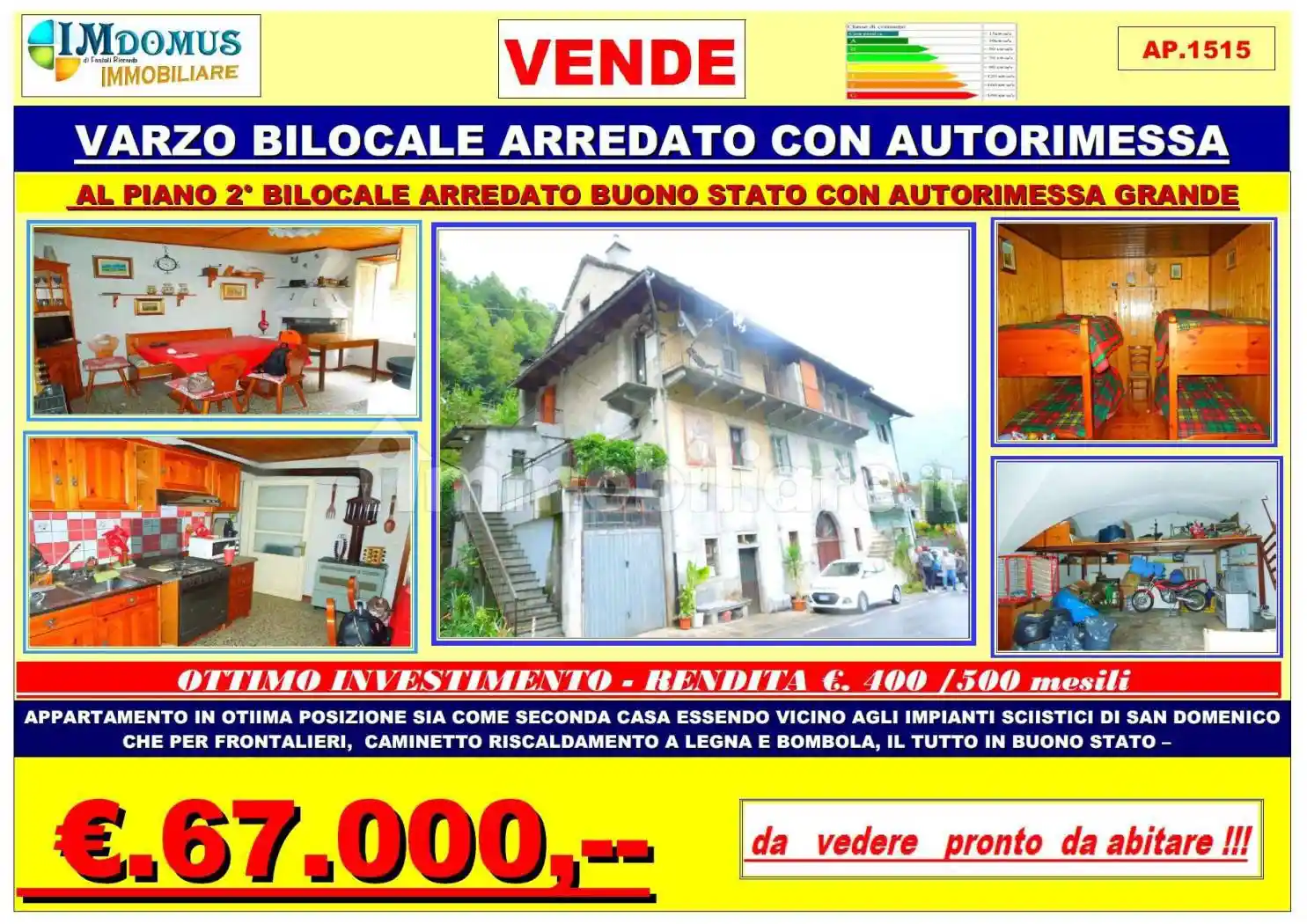 Appartamento in vendita a Varzo