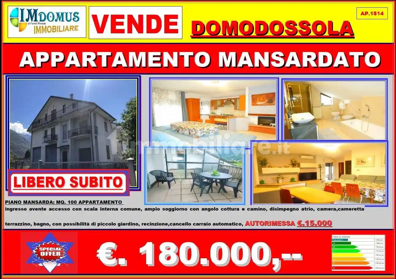 Appartamento in vendita a Domodossola
