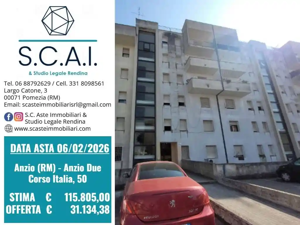 Appartamento in vendita a Anzio