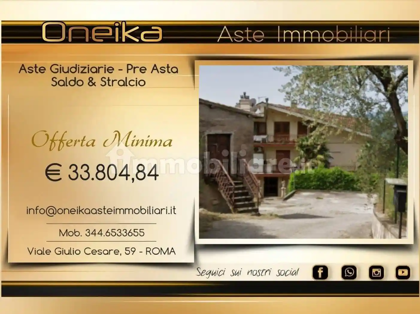 Appartamento in vendita a Subiaco