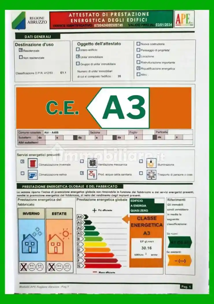 Quadrilocale via Antonio Finocchi 28, Centro, Atri - foto 3