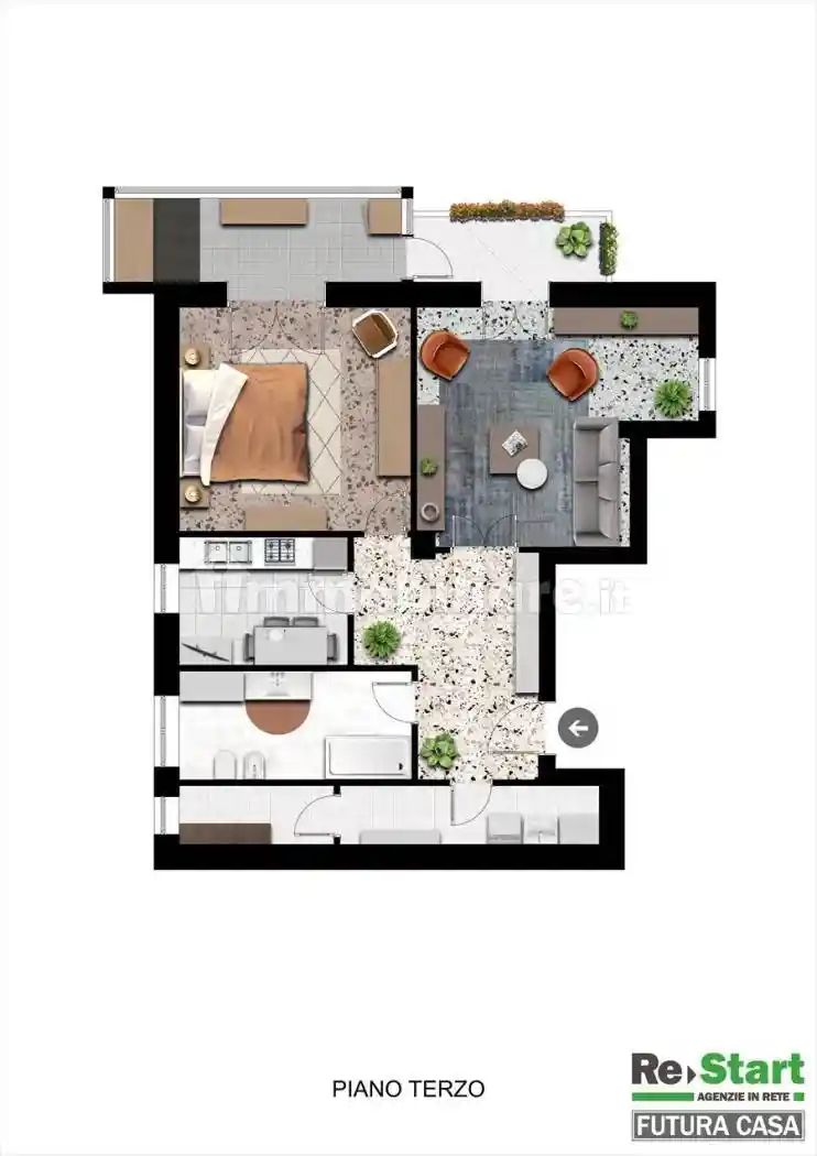 Trilocale via F. Salomone, Chieti Città, Chieti - foto 2