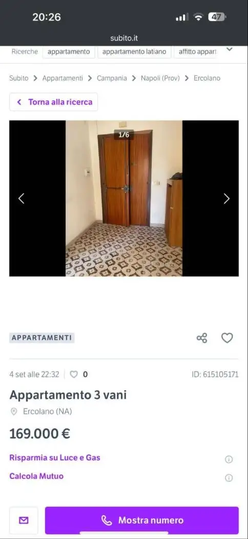 Appartamento in vendita a Ercolano