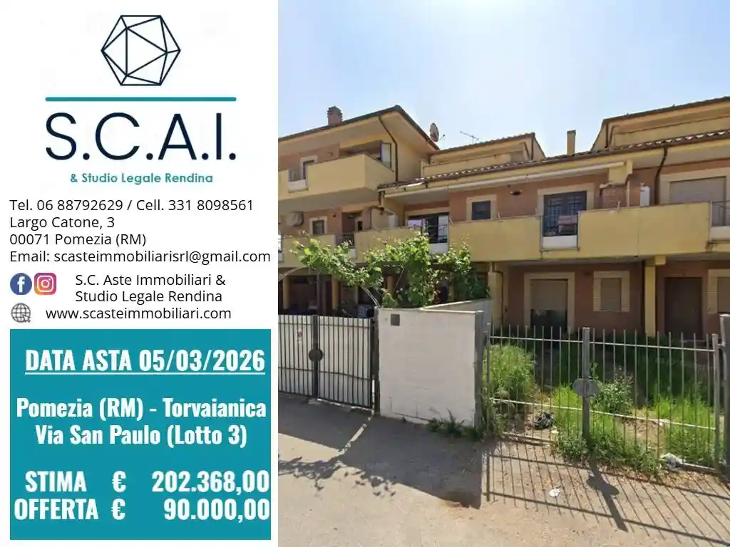 Appartamento in vendita a Pomezia