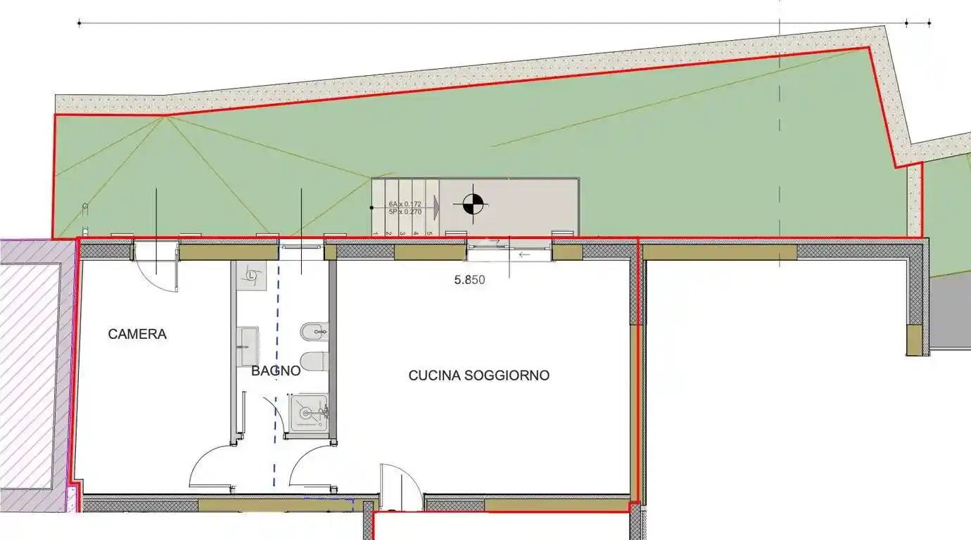 Monolocale via Roma 46, Centro, Erbezzo - foto 2