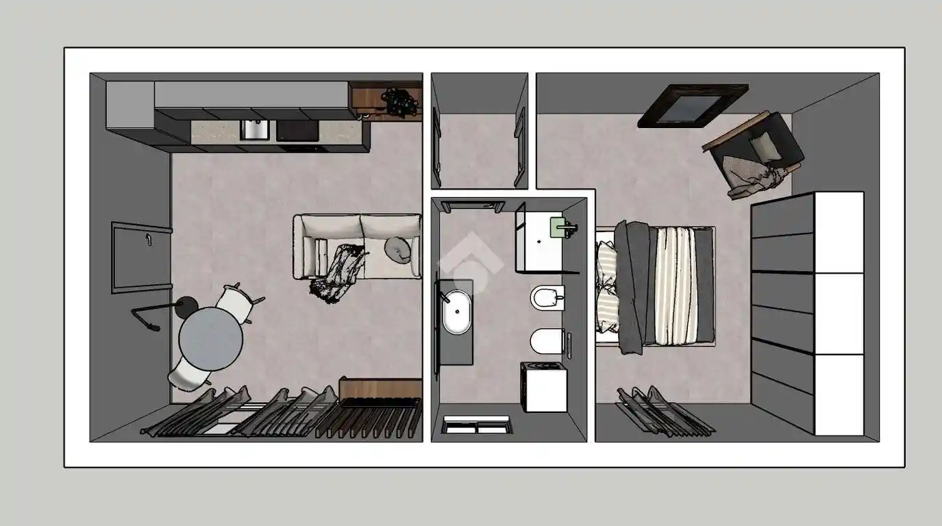 Monolocale via Roma 46, Centro, Erbezzo - foto 2