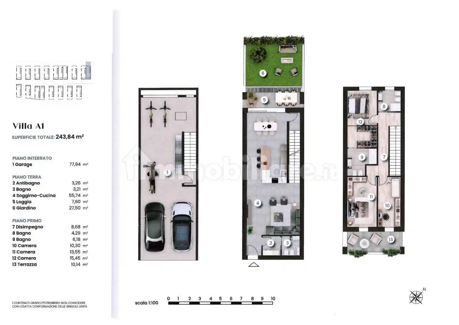 Villetta a schiera in vendita a Verdellino