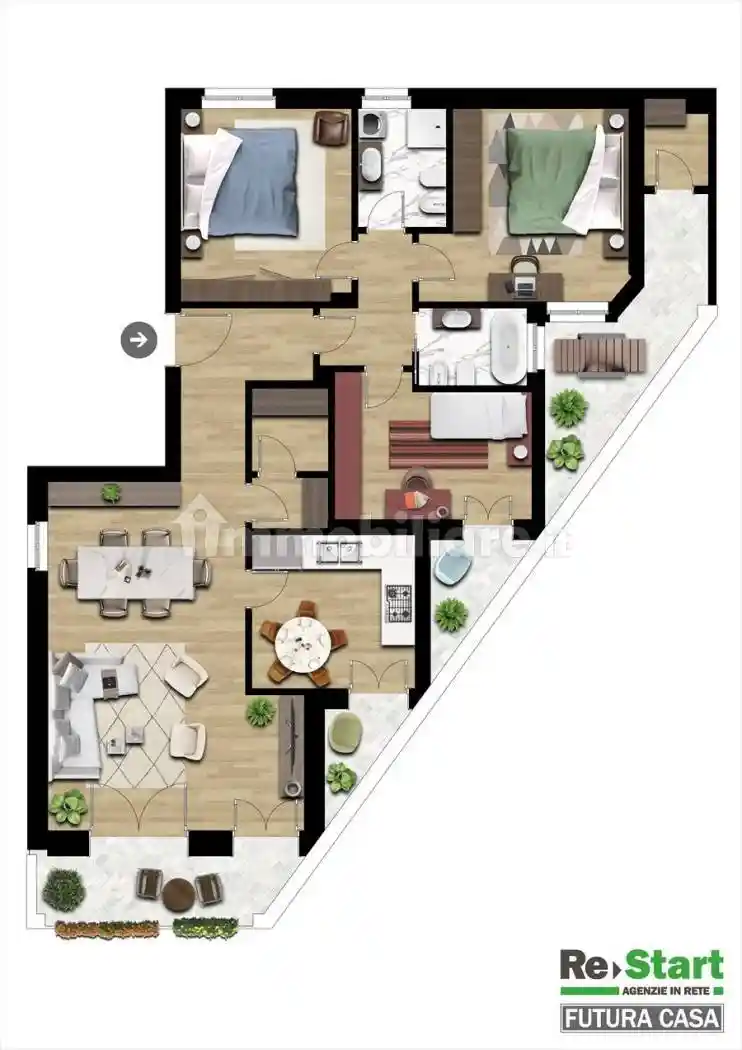 Appartamento viale Gran Sasso, Chieti Città, Chieti - foto 2