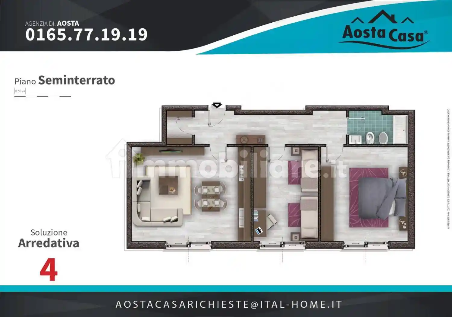 Appartamento in vendita a Chatillon