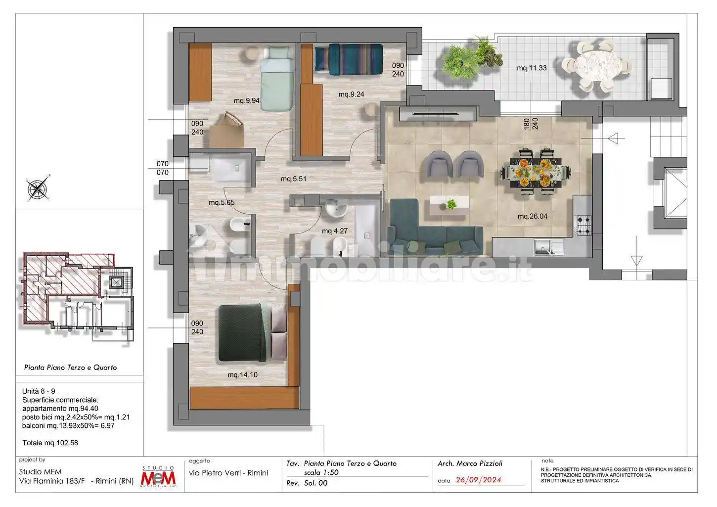 Appartamento in vendita a Rimini
