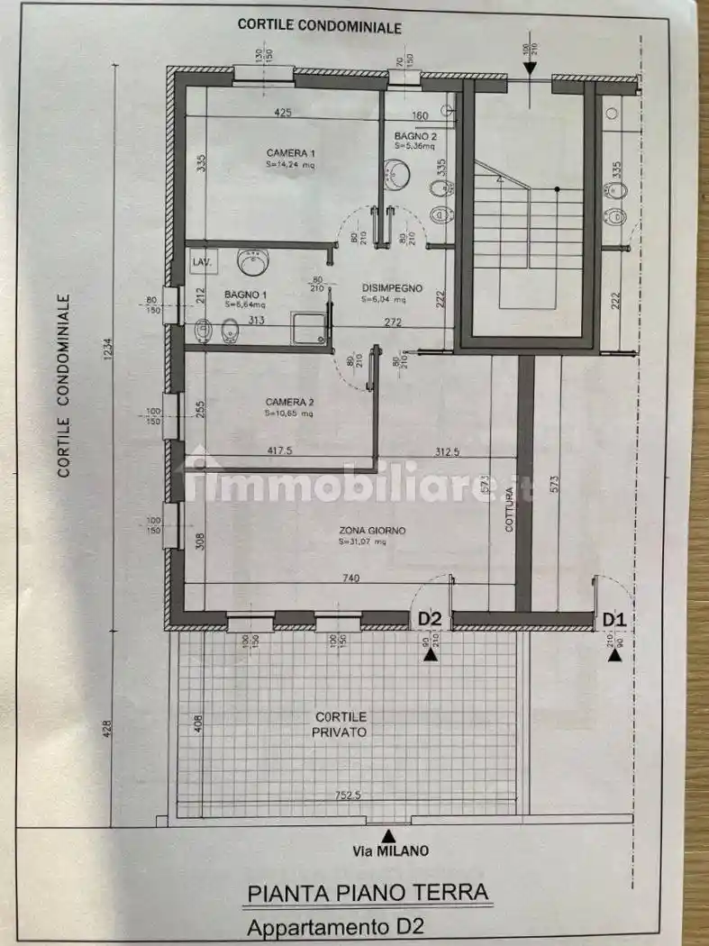 Appartamento in vendita a Pandino
