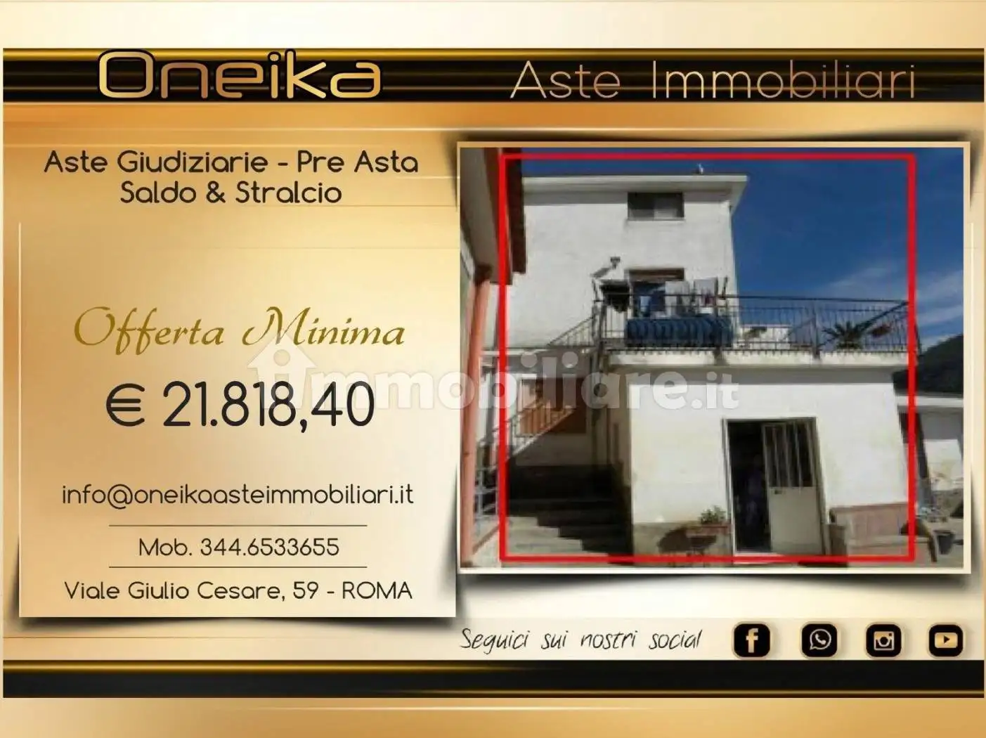 Casa indipendente in asta a Bracigliano