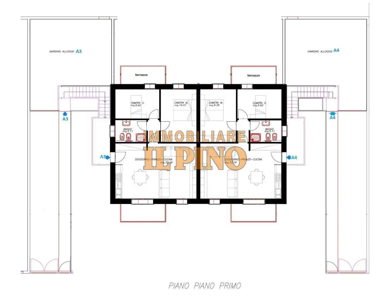 Appartamento in vendita a Cascina