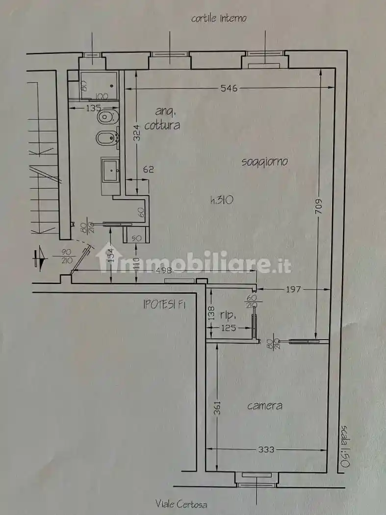 Bilocale viale Certosa 135, Certosa, Milano - foto 2