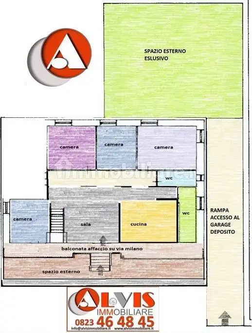 Appartamento in vendita a Casagiove